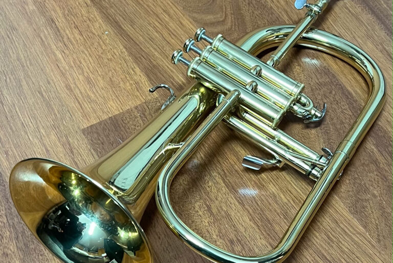 Ventile und andere Bedienelemente einer Trompete